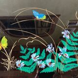 Vintage glass coffee table