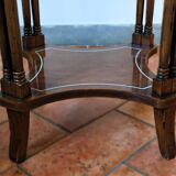 Console in walnut hand-painted by Vittorio Grifoni, Florence, 1920s.