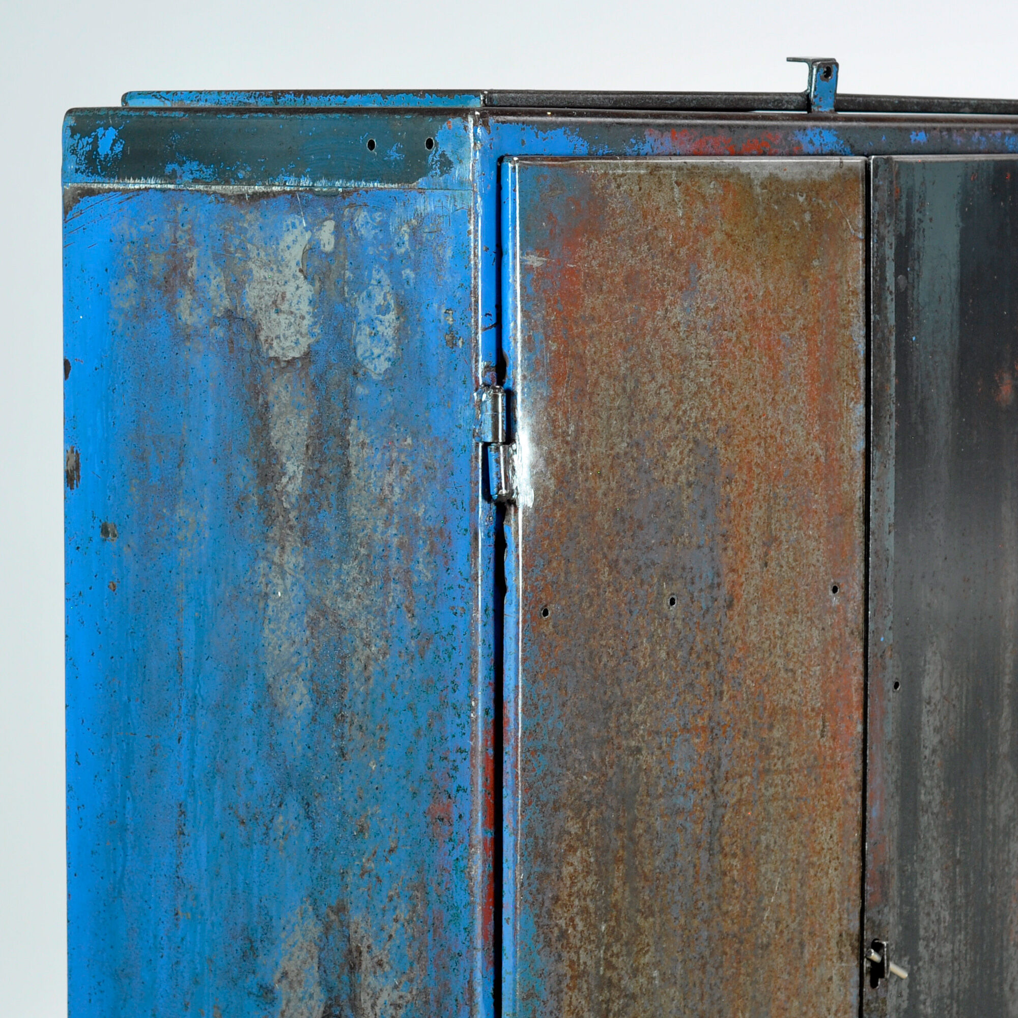 Iron industrial cabinet, 1970s