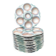 Barbotine oyster plates Digoin
