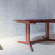 Danish oval rosewood dining table, 1960s
