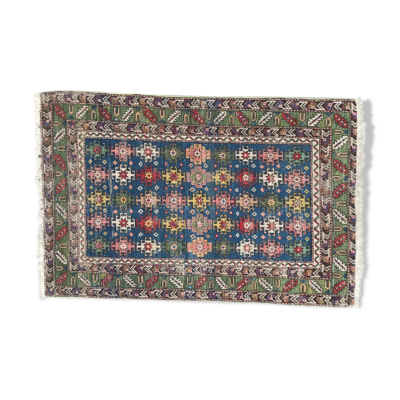 Tapis ancien caucasien Chirwan fait main - 79x119 cm