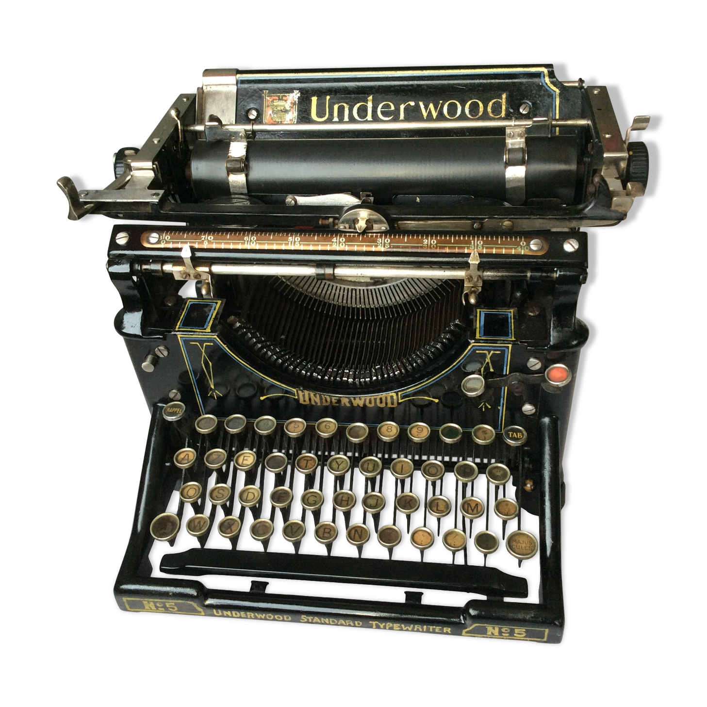 Machine à écrire ancienne Underwood Selency