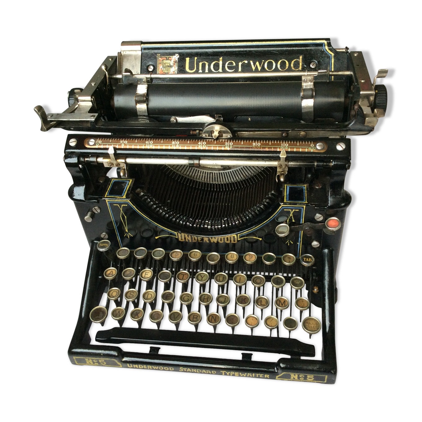 Machine à écrire ancienne Underwood Selency Machine à écrire ancienne Underwood Selency