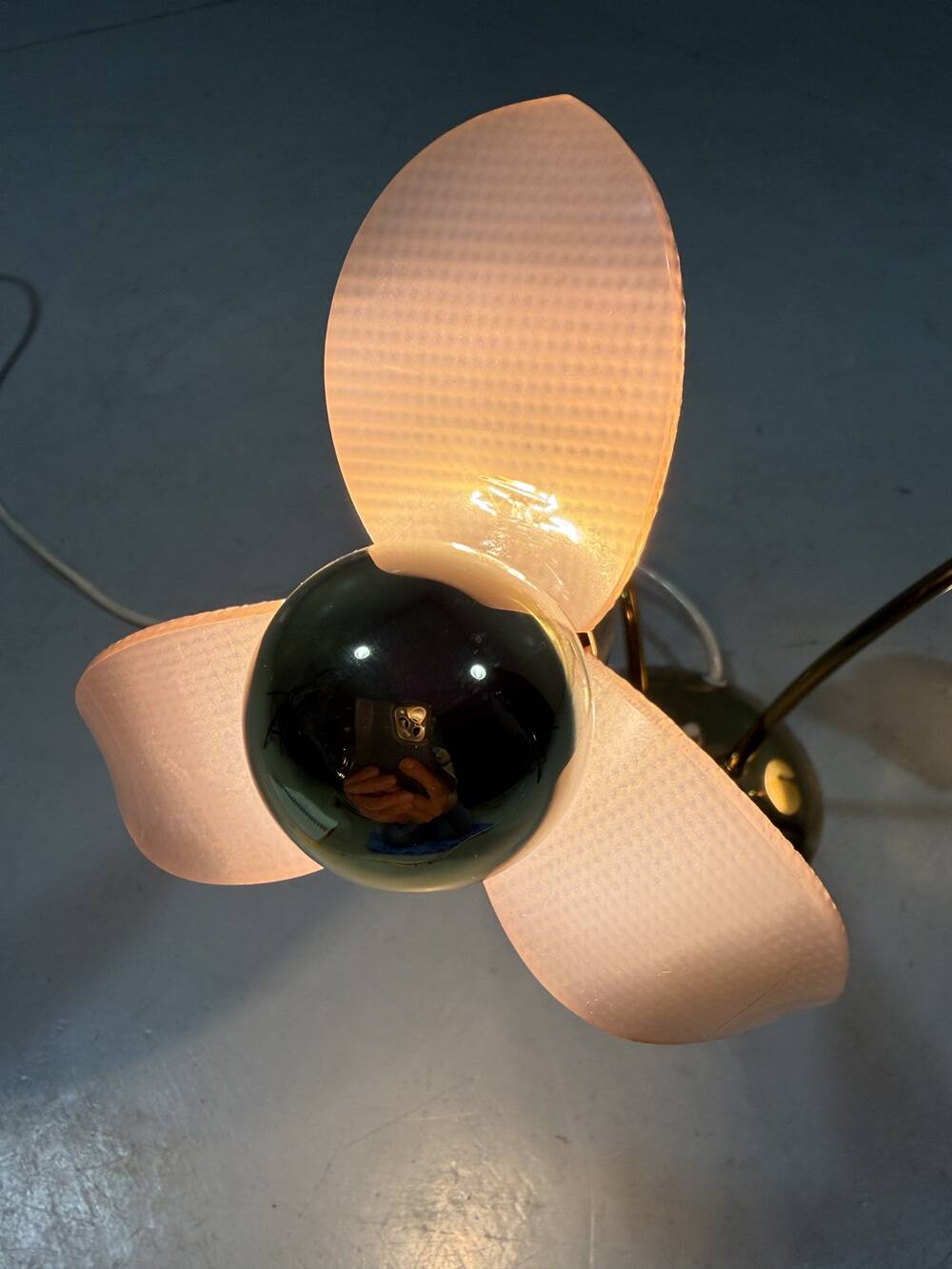 Lampe de table fleur GERU-Leuchten, Allemagne