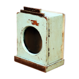 Burmese teak clock box