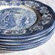 6 flat plates "lochs of scotland" wedgwood