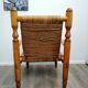 Fauteuil bois et corde années 50