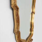 French rococo-baroque style Mirror in wood with gilded frame