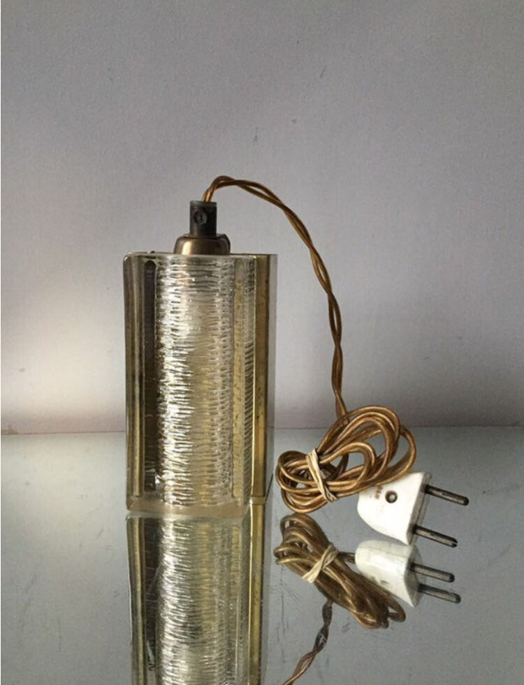 Applique scandinave en cristal et le laiton