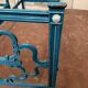 Pair of Empire style beds in patinated cast iron 20th century