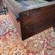 Butcher's block from the Restoration period – Solid wood, marble and brass