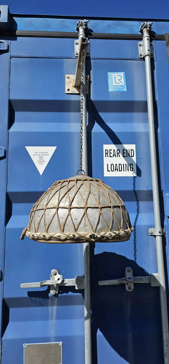 Suspension acier avec chaîne en métal de 60 cm avec cordage d’origine