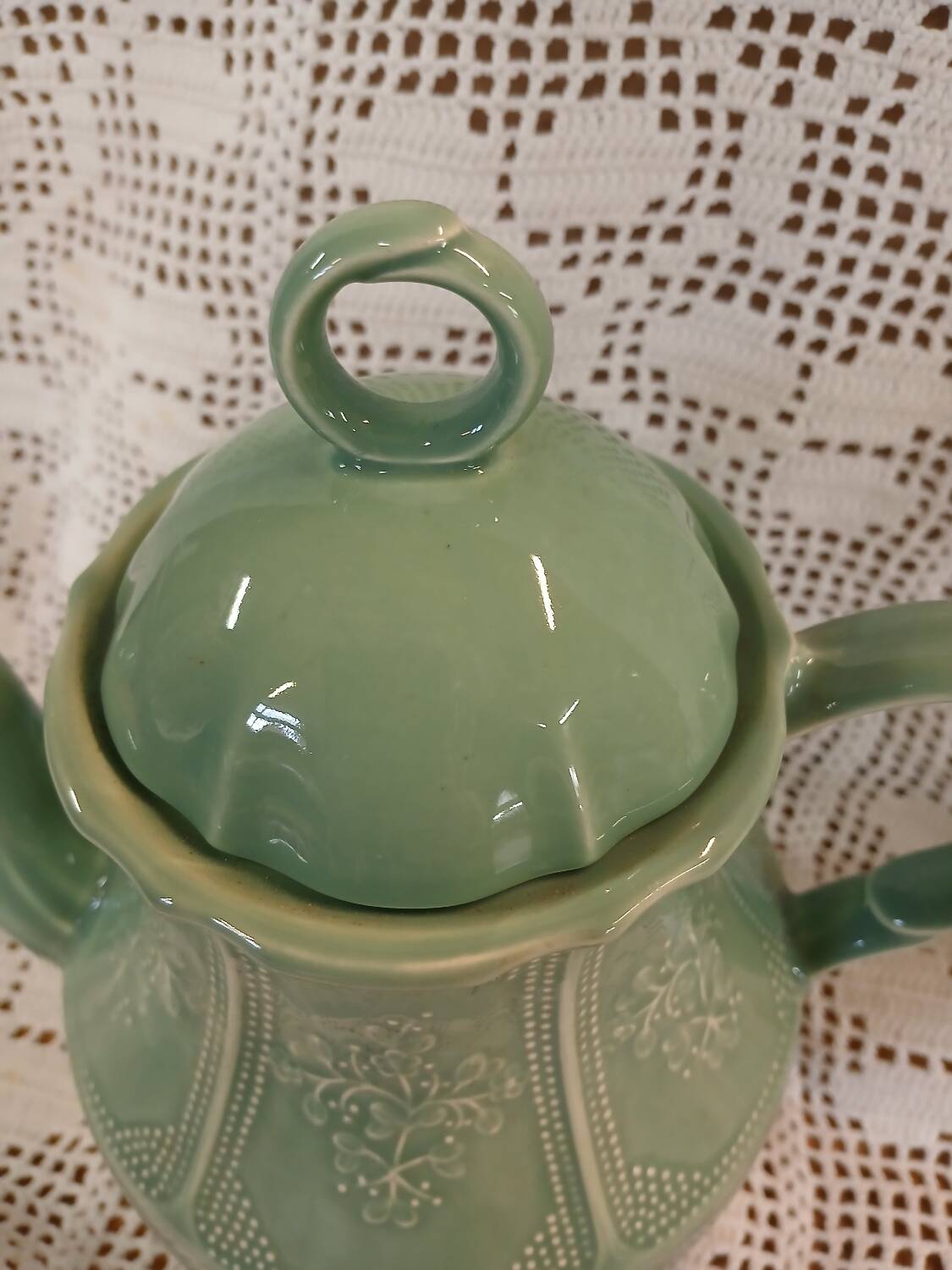Antique St. Clement teapot/coffee pot