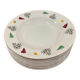 10 soup plates 1960/1970 vintage Gien model Montbouy