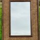 Vintage mirror, bamboo, caning and rattan, circa 1960s