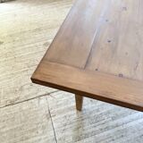 Table de ferme en pin et chêne