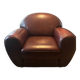 Fauteuil club en cuir steiner