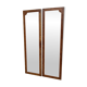 Pair of antique Art Deco mirror doors