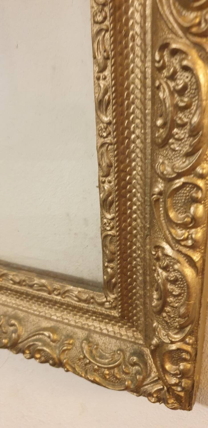 Glazed golden frame