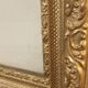 Glazed golden frame