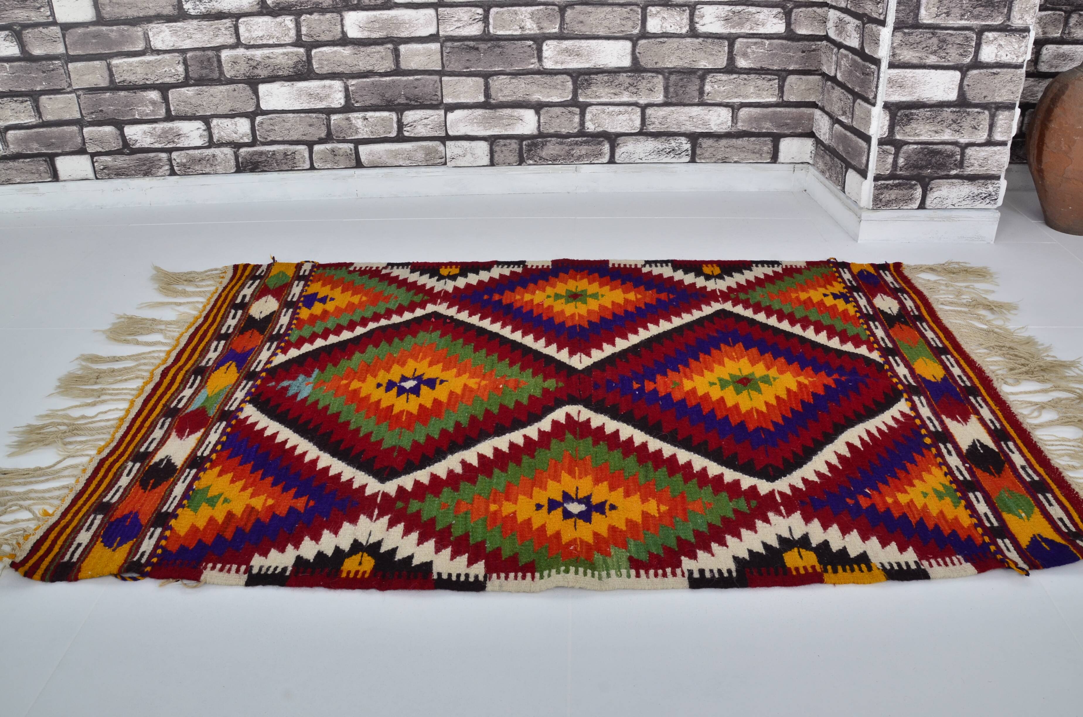 Turkish Anatolian Decorative Kilim sku 3060