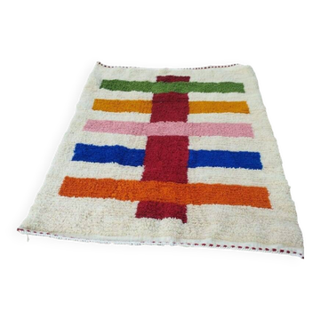 Traditional hand-woven Beni Mrirt rug, size 150 x 250 cm