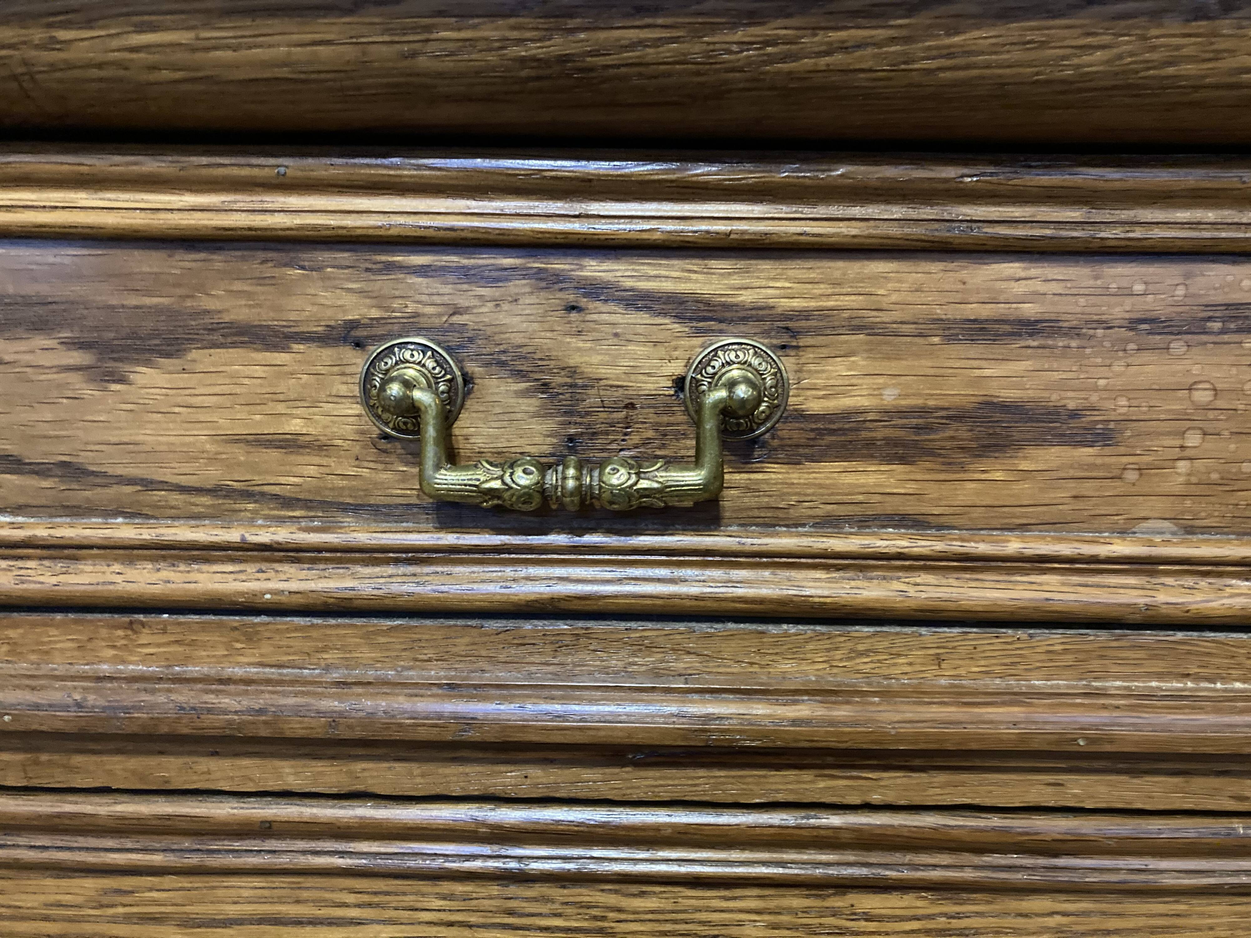 Louis XVI-style 4-drawer chest of drawers