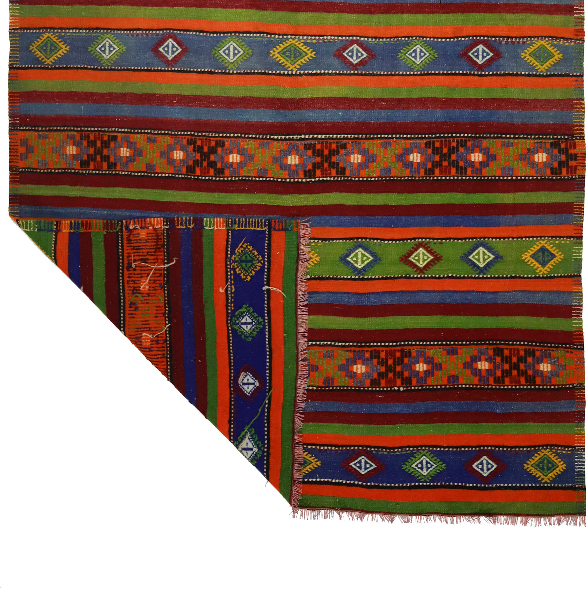 Anatolian handmade kilim rug 273 cm x 168 cm