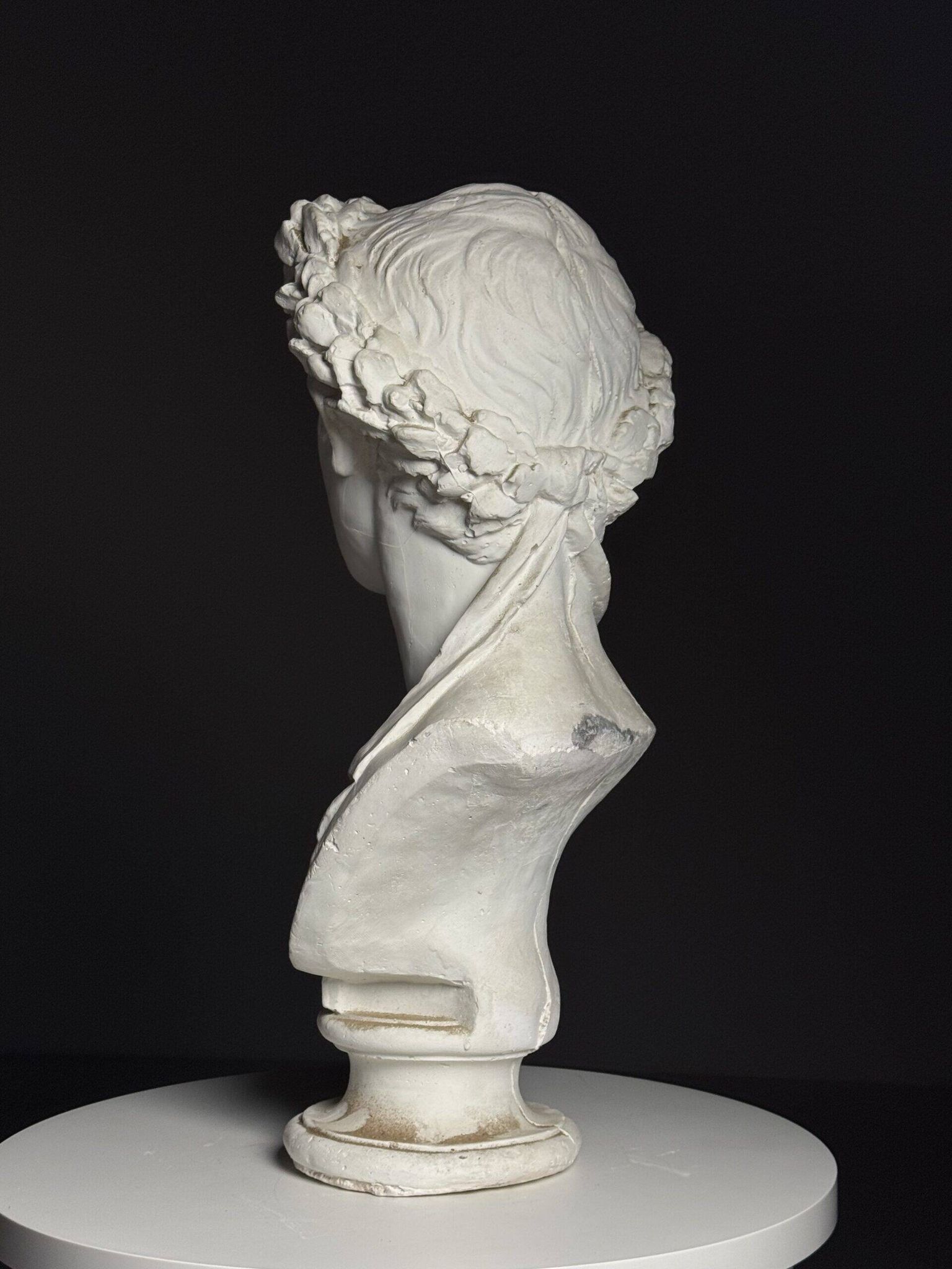 Buste en plâtre de l'empereur Auguste