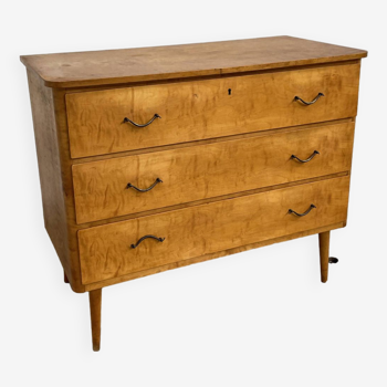 Small vintage Scandinavian chest of drawers