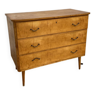 Small vintage Scandinavian chest of drawers