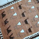 Ancient persian ardabil handmade carpet 92cm x 142cm 1930s, 1c667