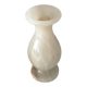 Vintage Alabaster Bud Vase – Cream Stone