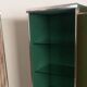 Guido Faleschini Astro Smoked Glass and Suede Cabinets for i4 Mariani 1979