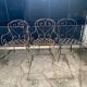 Wrought iron armchairs 1940