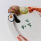 Assiette ovale en céramique blanche avec relief 3D de fruits de mer, design italien Siro, vintage des années 1980, 48 x 32 cm.