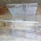 Vintage plexiglass magazine holder