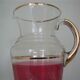 Large blown glass carafe vase