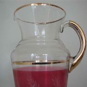 Vase carafe en verre soufflé