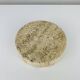 Round travertine ashtray, vintage