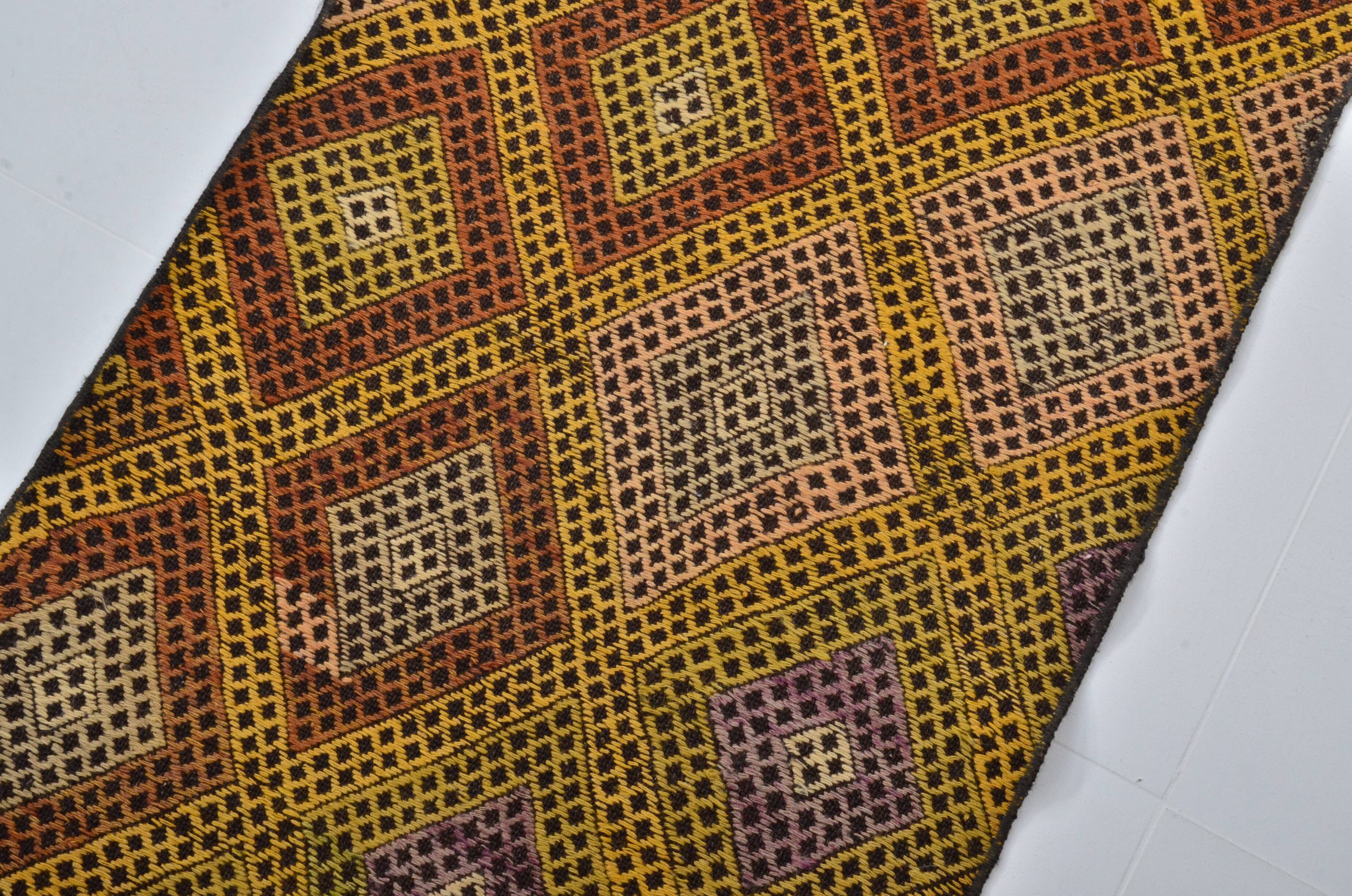 Tribal Vintage Oushak Kilim Rug sku 3399