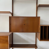 Set "Royal System" 4 teak columns by Poul Cadovius 1970