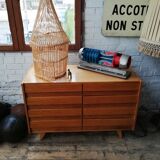 Czech chest of drawers Jiri Jiroutek, 1960, Scandinavian style, U453