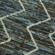 Handwoven Tribal One of a Kind 86 cm x 297 cm Blue Wool Runner Carpet