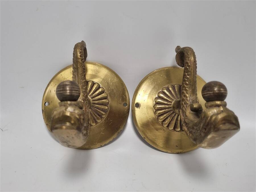 Pair of coat hooks