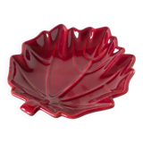 Ceramic leaf tray, Bordeaux, 1970