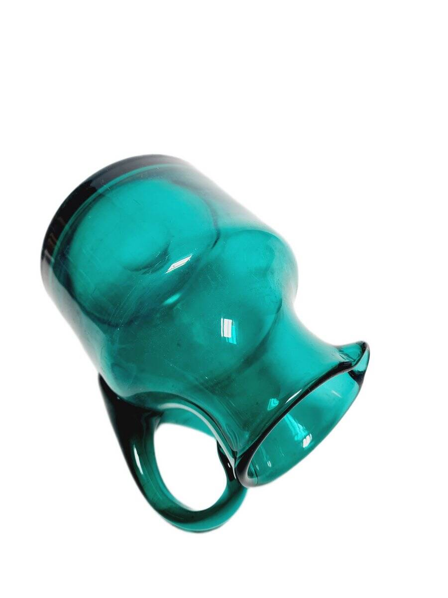 Postmodern Polish jug by Zbigniew Horbowy for Sudety Glassworks, 1970s