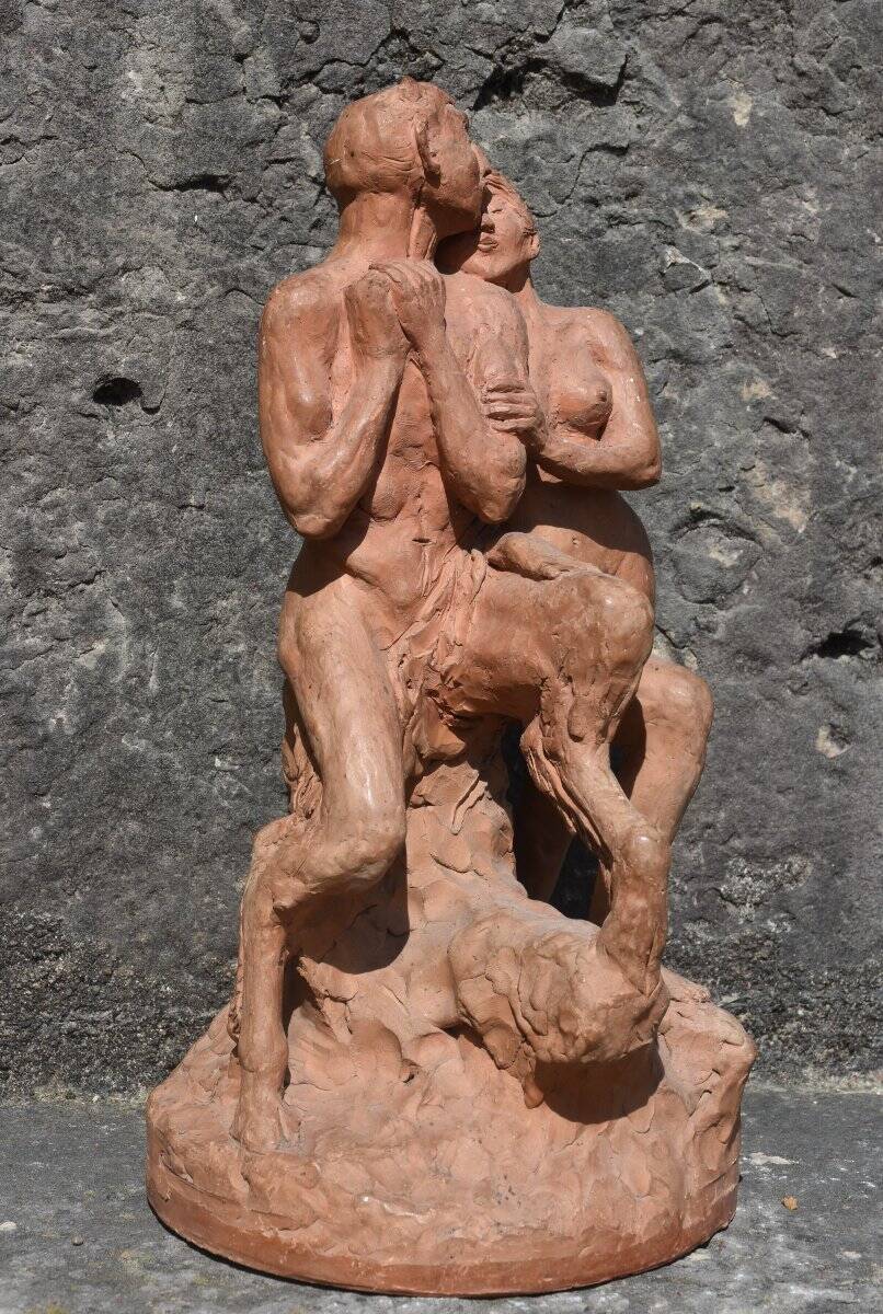 Henri Lucien-Robert, Fauna and Woman in Love (circa 1900)
