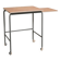 Table d'appoint scandinave vintage avec étagère escamotable